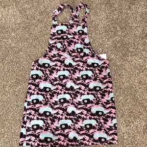 Pink and Black Patterned Sleeveless Dress xs twik brand from Simon’s